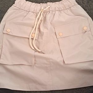 Khaki Short Skirt